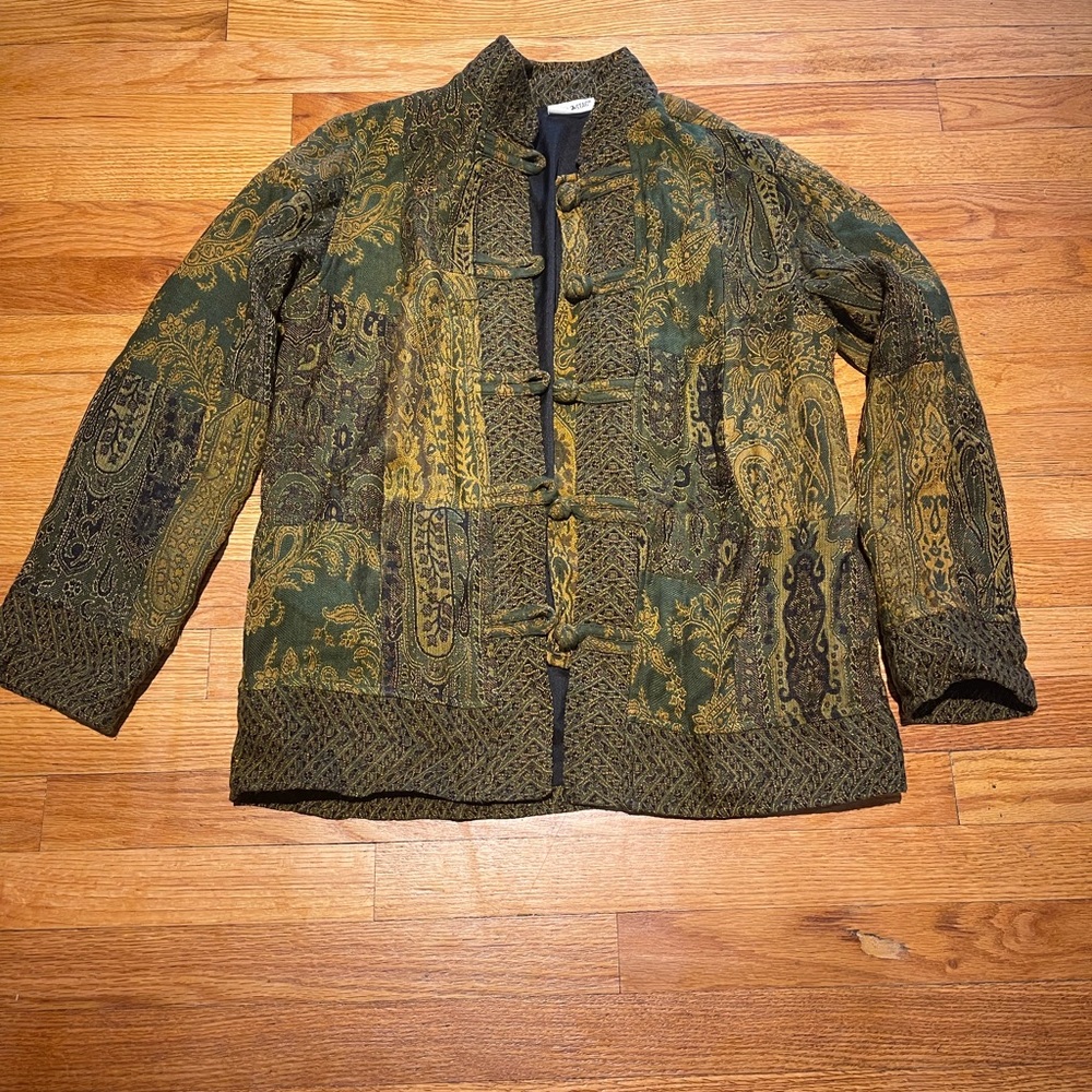 Multi color asian style jacket